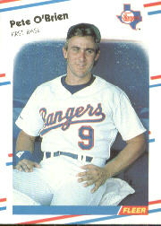 1988 Fleer Baseball Cards      475     Pete O Brien